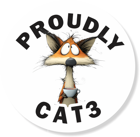 PROUDLY CAT# Sticker