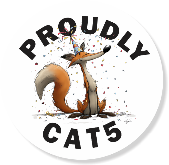 PROUDLY CAT# Sticker
